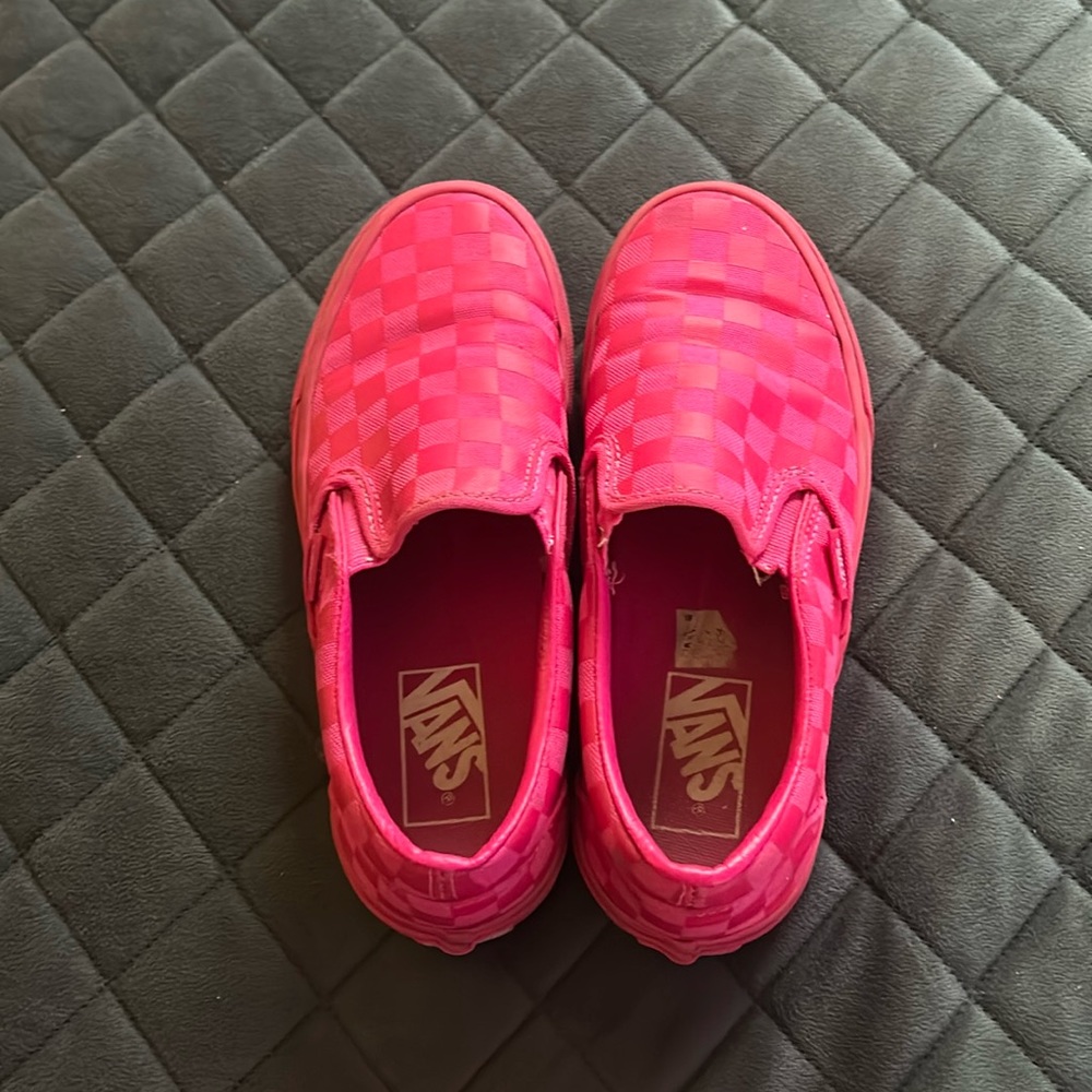 hot pink vans size 5